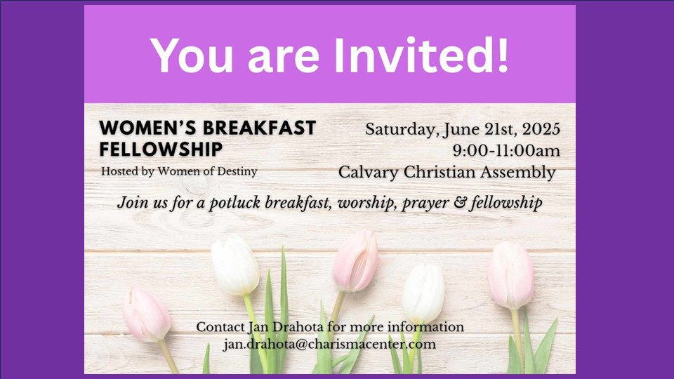 Women’s Monthly Meeting & Breakfast