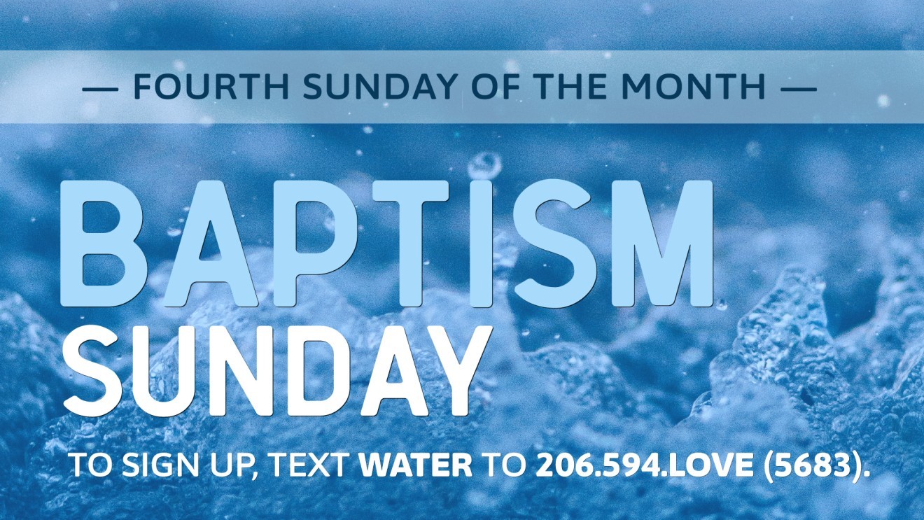 Time to Get Baptized?