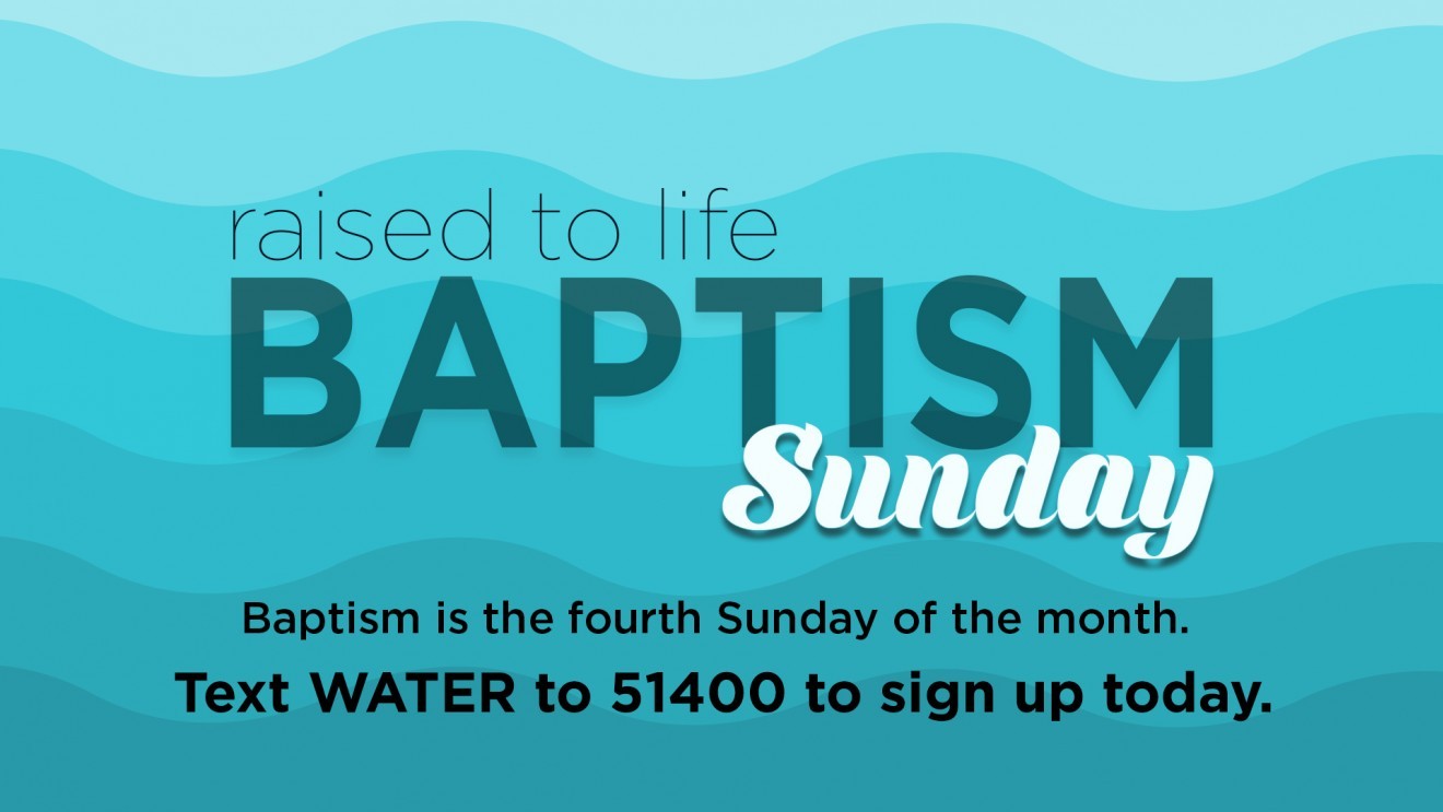 Time to Get Baptized?