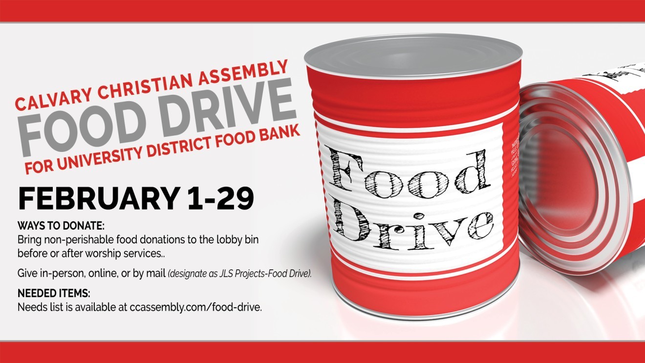 University Food Bank -February 2024 Outreach Emphasis