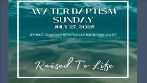 Time to Get Baptized?