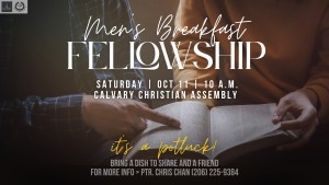Men’s October Fellowship Breakfast