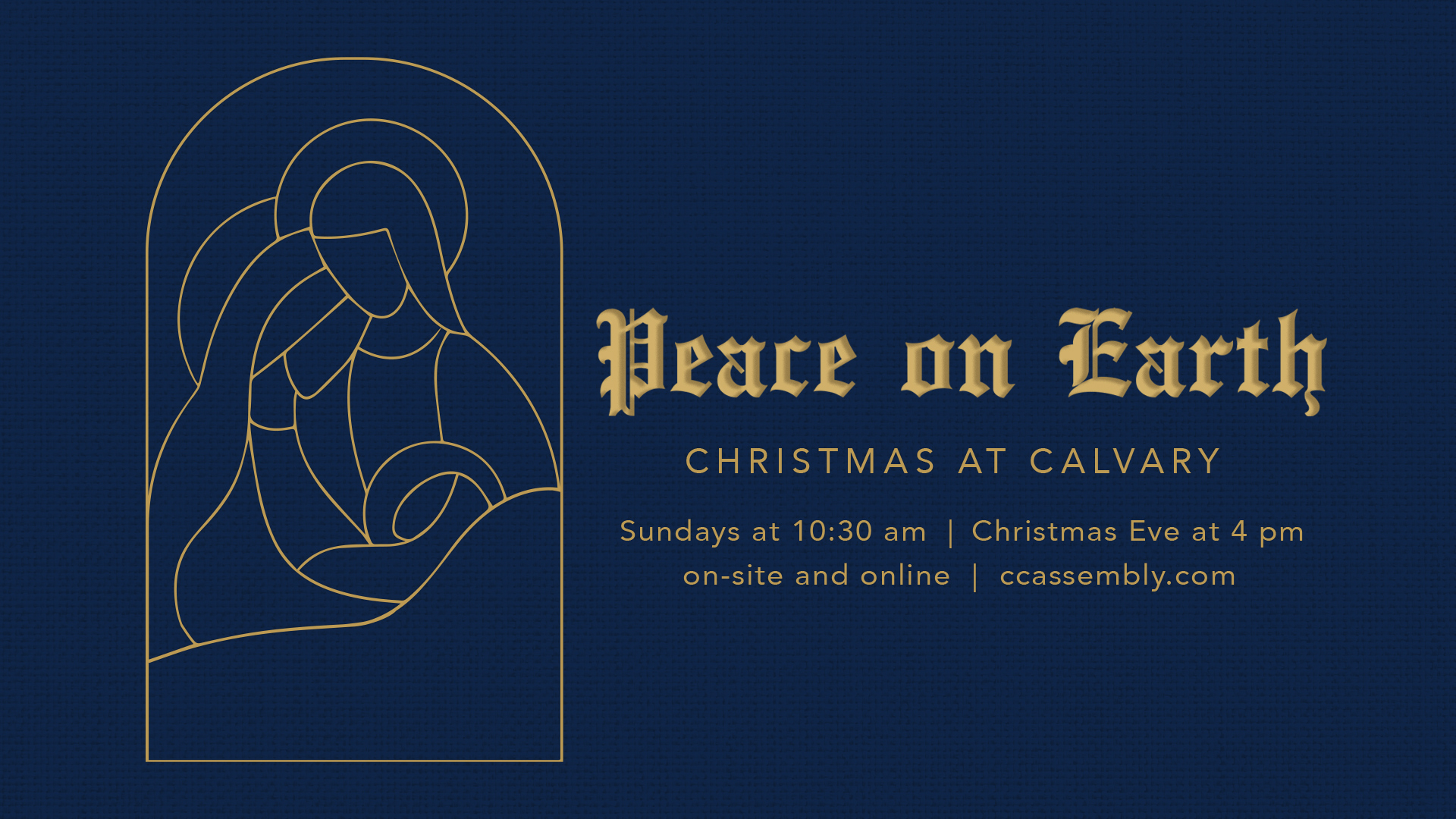 Christmas at Calvary: What Does the Bible Say About Peace in Hard Times?