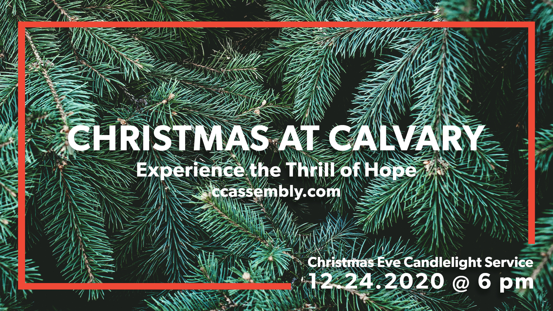 Christmas At Calvary: His Name Shall Be Callled Prince of Peace