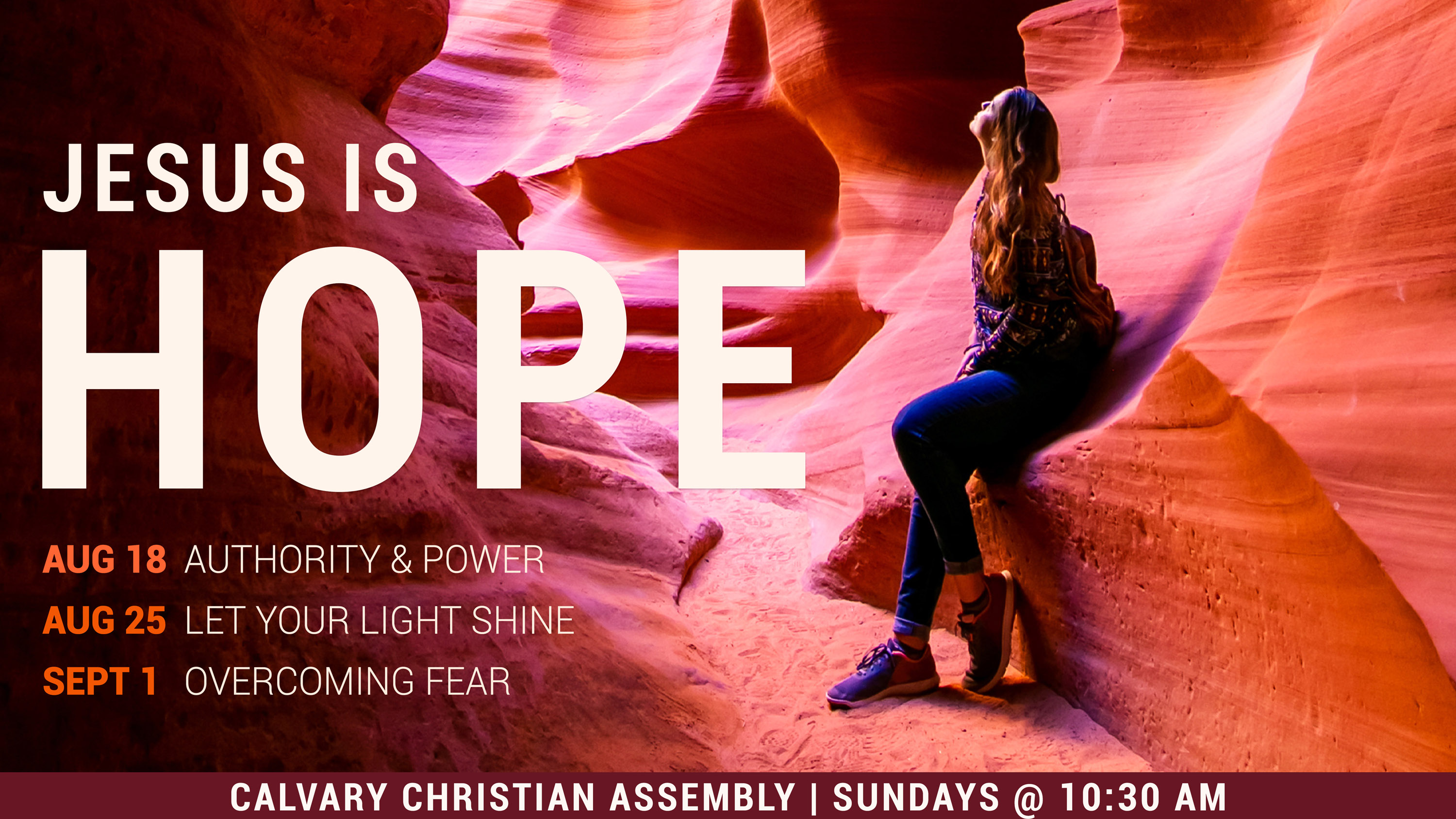Jesus Is Hope: Overcoming Fear