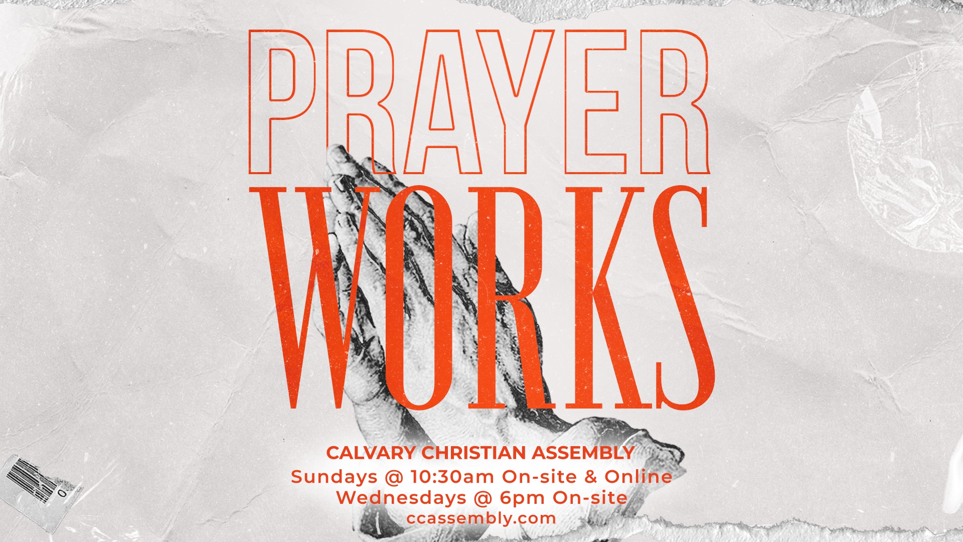 Prayer Works - The Gospel: Good News