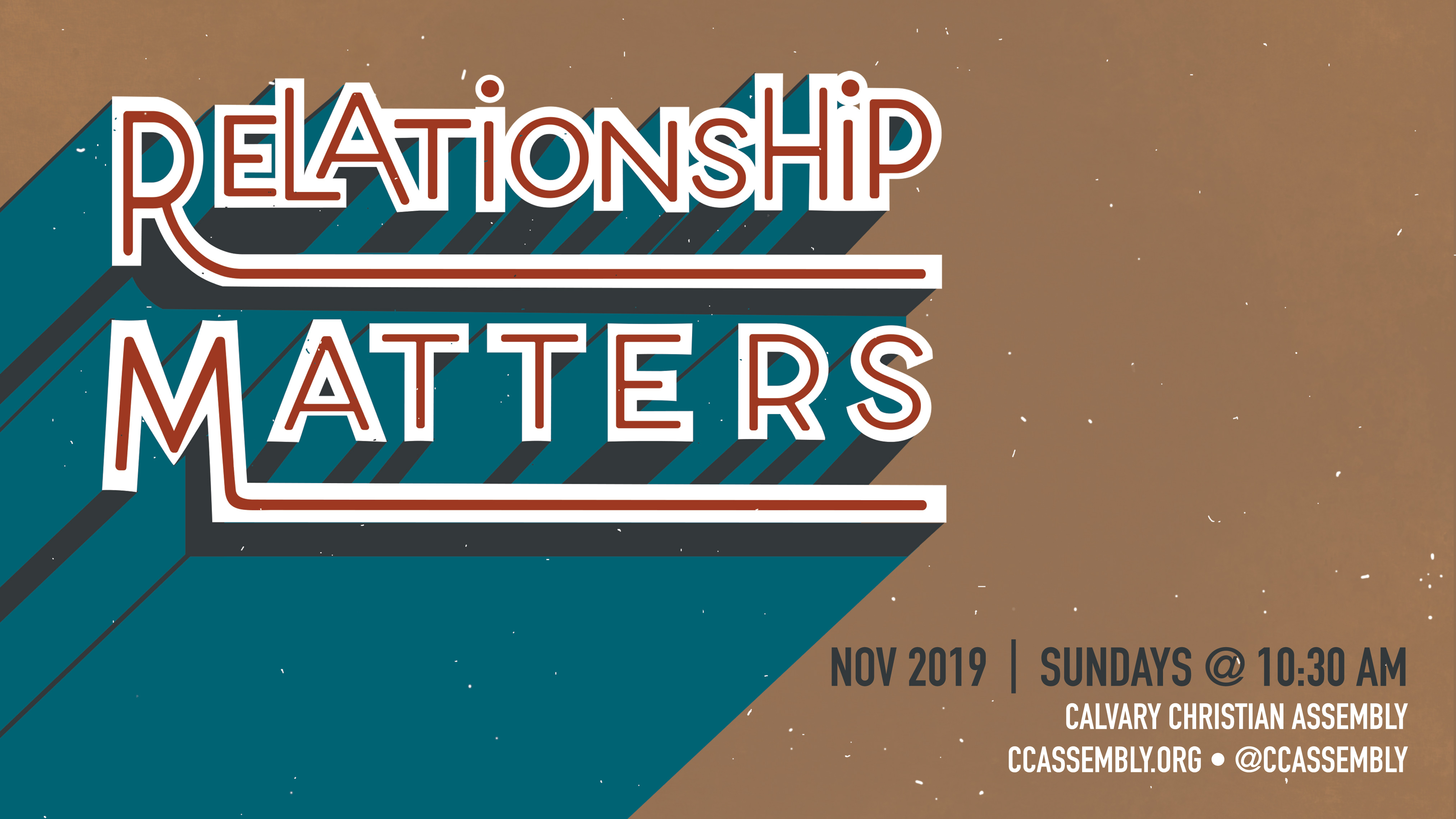 Relationship Matters: I’m Thankful For…