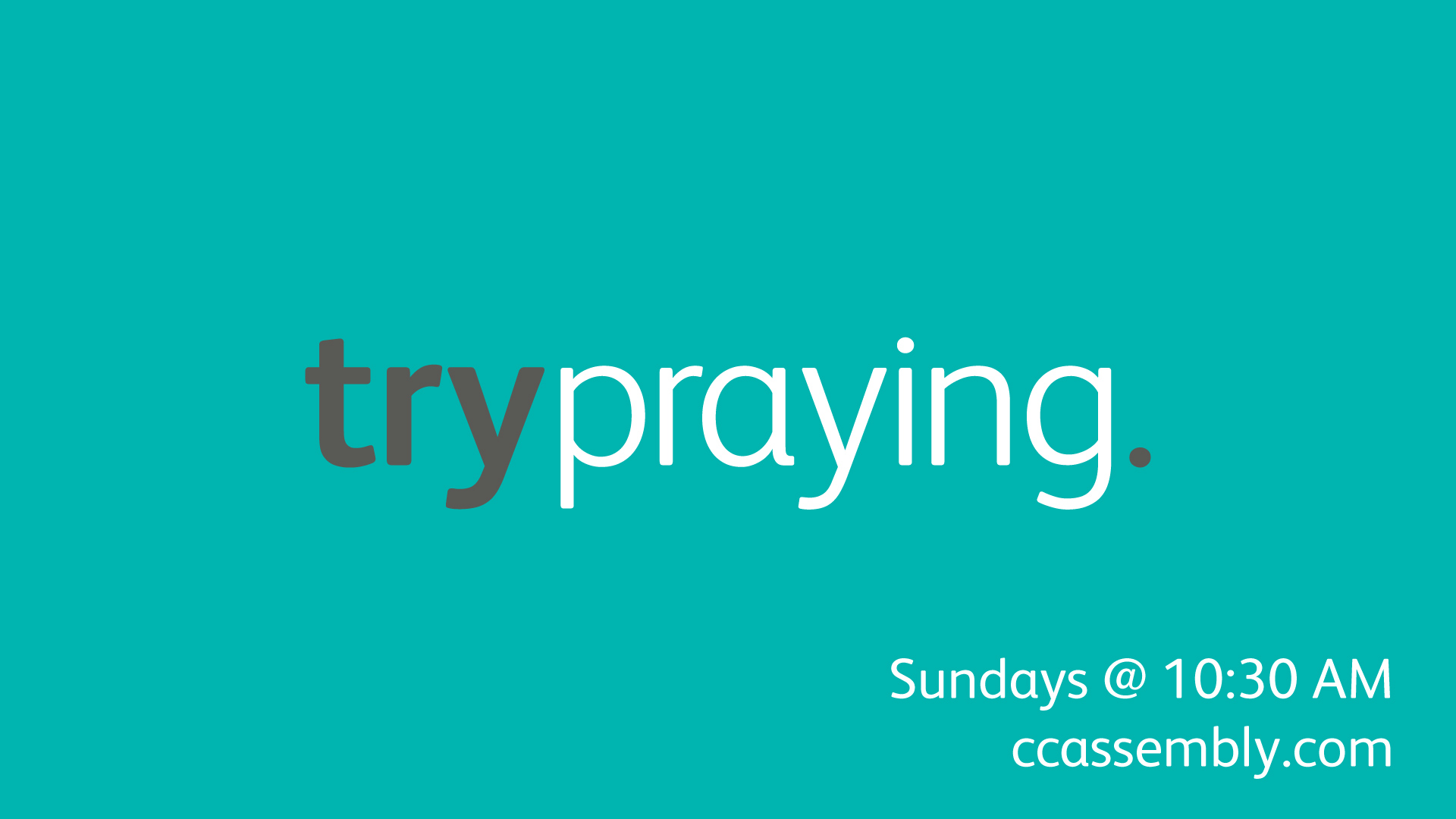 TryPraying: What is Jesus Teaching me About Remaining Thankful?